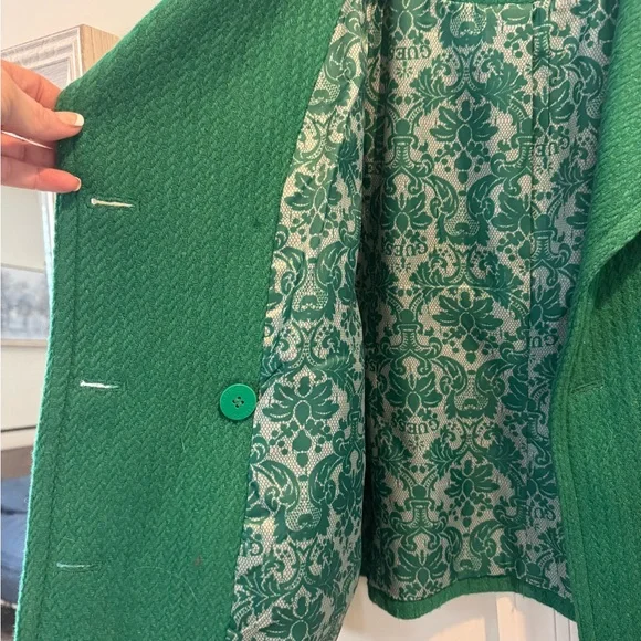 Guess Green Jacket/Coat Double Breasted - Picture 12 of 14